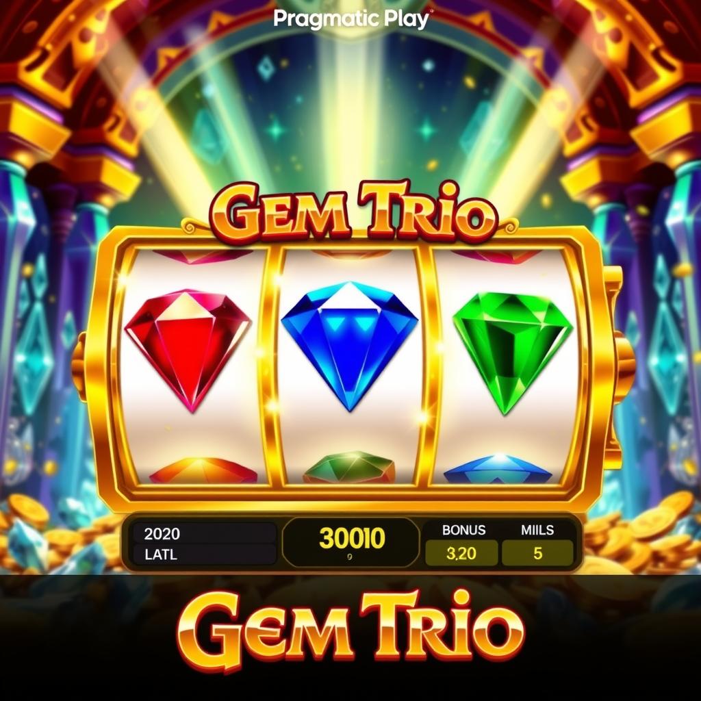 Gem Trio Pragmatic Play: Slot Berlian yang Mengguncang Dunia